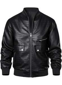 Veste d'hiver pour homme à bas prix, grande taille, style décontracté, en cuir véritable, fabriquée au Pakistan, en vente en ligne - Product Image 2