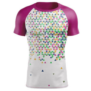 Camiseta de Compresión para Hombre, Sublimada, de Spandex, para BJJ, Gimnasio, Surf, Buceo, MMA, Precio Bajo - Product Image 5