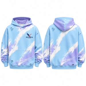 Sudadera con Capucha Tie Dye para Hombre, Sudadera de Forro Polar con Bolsillo, Corte Regular, Ropa Urbana de Invierno - Product Image 4