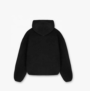 Sudadera con Capucha de Invierno para Hombre, de Alta Calidad, Informal, Lisa, de Felpa, Corte Regular, Antiencogimiento, Poliéster/Algodón, Diseño a Cuadros - Product Image 2