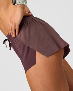 Shorts de sport pour femmes en denim polyester, respirants, à séchage rapide, écologiques, sans poches, pour la musculation - Product Image 5