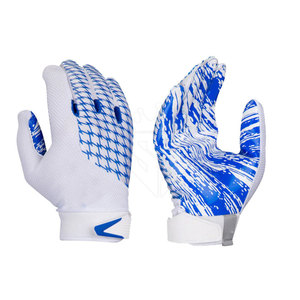 American Football Gloves Leather Full Finger Non-Slip <b>Hook</b> & Loop Closure Comfortable Support for Men's Practice & Match Use - Product Image 2