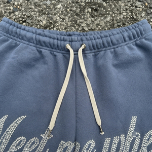Shorts de jogging d'hiver en molleton avec strass pour femme, style streetwear, French Trey - Product Image 4