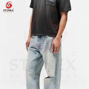 Camisetas de Manga Corta para Hombre con Estampado Gráfico Personalizado, Estilo Urbano, Corte Holgado, Cuello Redondo - Product Image 4