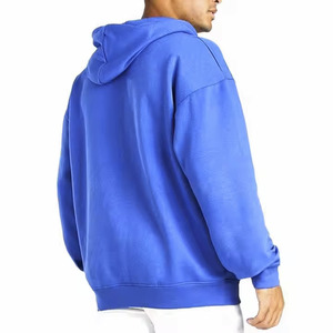 Oversized Fit Custom Logo 100% Cotton Puff Printed <b>Hoodies</b> for Men Y2K Casual Hooded Sweatshirt OEM Service - Product Image 3