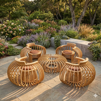 Ensemble de canapés en bois simple et moderne avec des caractéristiques écologiques et imperméables, garantie 1 an pour salon et espaces extérieurs
