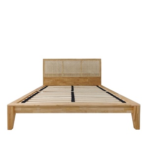 Base de Cama Minimalista con Plataforma Queen, Material de Madera de Caucho, Ensamblaje Japonés sin Herramientas, Fabricante Vietnamita, OEM/ODM - Product Image 2