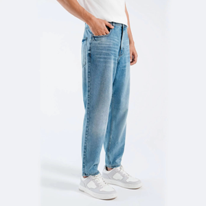 Pantalones Vaqueros Cargo de Mezclilla para Hombre, Estilo Urbano, 6 Bolsillos, Tallas Grandes, Lavados, con Logotipos Personalizados, Servicio OEM, Precio Económico - Product Image 3