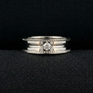 Elegante Anillo de Diamantes en Oro Blanco de 9k para Mujer, con Engaste Delicado, Certificado IGI, Joyería de Lujo para Fiestas y Regalo de Aniversario - Product Image 2