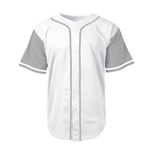 Adult Size Printed Short Sleeve Baseball Jersey Breathable 100% Polyester Fabric <b>V</b>-<b>neck</b> <b>T</b>-Strap Design for Team Training Wear - Product Image 1