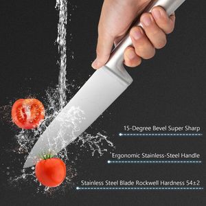 Set di 16 Coltelli da Cucina in Acciaio Inossidabile con Affilatore - Product Image 6