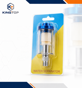 AF-02 Mini Air Spray Gun Water Oil Separator Filter, High-Performance Pneumatic Tail Gas Line Inline Moisture Trap with Clear Ho - Product Image 6
