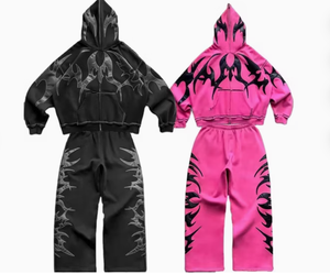Women's Premium Acid Wash Tracksuit Trendy Streetwear Set Acid Wash Women's Co-Ord Tracksuit Stylish & Comfortable - Product Image 4