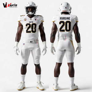 เสื้อฟุตบอลอเมริกันแบบซับลิเมชั่นสั่งทำได้ รุ่น Tackle Twill ปี 2026 ขายส่ง ระบายอากาศได้ดี ไซส์ใหญ่ แห้งเร็ว Vafir - Product Image 4