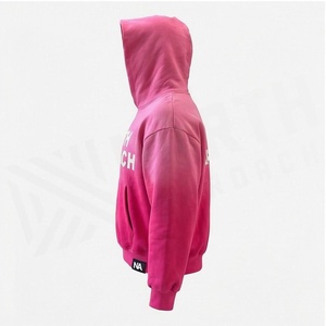 Sweat à capuche oversize unisexe North Approach en coton rose French Terry, décontracté, avec poche arrière et logo - Product Image 3