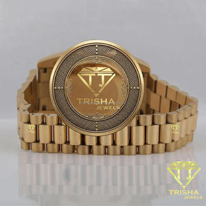 Reloj de Moissanita para Mujer con Esfera Verde, Bisel con Incrustaciones, Brazalete Jubilee de Acero Inoxidable, Elegante Reloj de Moda - Product Image 3