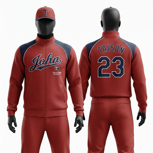 Unisex Baseball Training Suit 300 Grams Premium Polyester/Nylon Fleece Winter Solid Sporty Athletic Green Custom Embroidery - Product Image 6