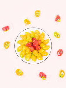 OEM ODM Golden Mango Peelable <b>Gummy</b> <b>Candy</b> Rich Ripe Mango Flavor Soft Chewy Bagged Wholesale Competitive Price - Product Image 2