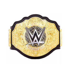 American <b>WWE</b> Championship <b>belts</b> Gold Plated for Women Wrestling Title - Product Image 1