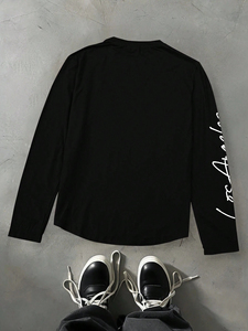 T-shirts en coton 100% coton, t-shirt uni surdimensionné, poids lourd, logo 3D en mousse personnalisé, t-shirt imprimé en relief pour hommes - Product Image 2