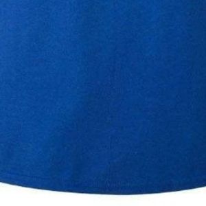 T-shirt décontracté en coton bleu roi avec motif lettres grecques et imprimés jaunes, manches courtes, col rond, vêtement personnalisé unisexe pour l'été - Product Image 6