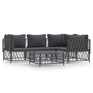 Set Lounge da Giardino Antracite - Product Image 2