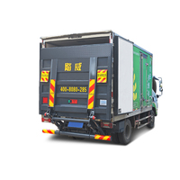 Fabricant chinois 1-3 tonnes Box Cargo Truck Van avec plate-forme de levage de queue