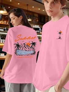 Camiseta Gráfica Oversize para Hombre, Estilo Y2K, Estampado Graffiti, Manga Corta, Verano, Casual, Rapper, Streetwear - Product Image 3