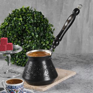 Cafetera Portátil Ligera de Metal, Diseño Moderno, Color Negro, para el Hogar, Cocina y Cafetería - Product Image 6