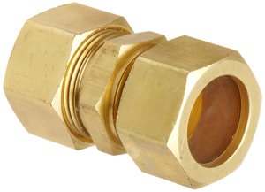 Meilleures raccords de tuyauterie en laiton OEM personnalisés de haute qualité, raccord à compression (AOL-105-SAE) # 060101BA) Tube hexagonal à basse pression en pouces - Product Image 3
