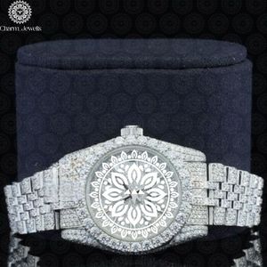 Montre de luxe pour homme Charm Jewells, bracelet en acier inoxydable, boîtier de 40 mm, cadran analogique, cristal saphir, mouvement mécanique, 10 bars d'étanchéité - Product Image 1