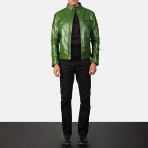 Chaqueta de Cuero Genuino para Motociclistas, Tejido Transpirable, Nuevo Estilo 2026, Chaqueta de Cuero para Hombre - Product Image 6