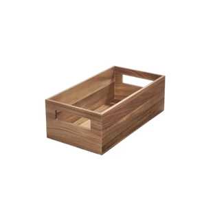 Boîte à pain en bambou à 2 niveaux avec planche à découper et ensemble de couteaux - Conteneur de rangement pour pain en bois de grande capacité pour comptoir - Product Image 2