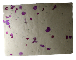Papier recyclé ivoire 80 g/m² 100 % fibre Lokta non couché à surface ondulée irrégulière pour cadre photo compatible sérigraphie - Product Image 1