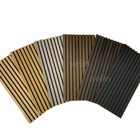 Équipement de studio de musique moderne, panneaux acoustiques en bois MDF 3D avec placage, insonorisation