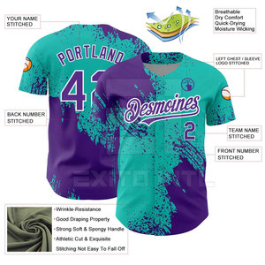 Maillot de baseball pour homme avec logo brodé en 3D, manches courtes, séchage rapide, polyester respirant, tenue sportive d'équipe, nouvelle arrivée 2026 - Product Image 6