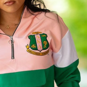 Conjunto Deportivo Personalizado Rosa, Verde y Blanco para Mujer, Chaqueta con Cierre de Cremallera y Pantalones, Ropa Deportiva Informal, Atuendo de Equipo Elegante - Product Image 5