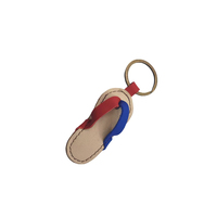 Porte-clés personnalisés pour sandales, babouches, tongs et chaussures à talons hauts, motif plage mignon