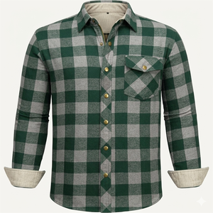 Men’s Kevlar Lined Motorcycle <b>Flannel</b> Riding Shirt Waterproof Protective Padded Touring Motorbike <b>Jacket</b> OEM ODM Manufacturer - Product Image 1