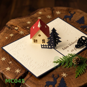 Tarjetas de Felicitación de Papel con Corte Láser 3D Personalizadas, 4 Colores UV, Invitaciones para Navidad, Cumpleaños, Bodas, Amor, Barnizado Mate - Product Image 2