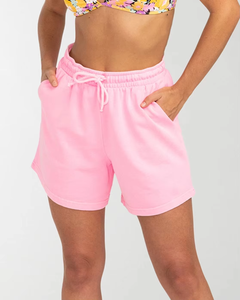 กางเกงขาสั้นกีฬาผู้หญิงมาใหม่สำหรับฤดูร้อน ระบายอากาศได้ดี ผ้าฝ้ายฟลีซ 100% สวมใส่สบาย เอวยางยืด ลายสก็อตสูง แฟชั่นสตรีทแวร์ - Product Image 6