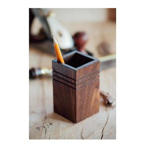 Estuche de Madera Personalizado para Artículos de Escritorio con Reloj y Portaplumas, el Mejor Acabado para Artículos de Oficina, Precio de Fábrica - Product Image 5