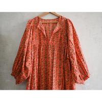 Robe d'été pour femmes, style bohème, en coton, imprimé à la main, lavable, légère, respirante, tenue décontractée, écologique