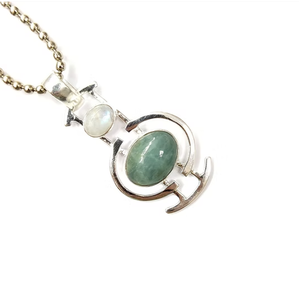 Colgante de Plata 925 Hecho a Mano con Múltiples Piedras Preciosas, Fabricante de Joyería Antideslustre JAIPUR SILVER - Product Image 2