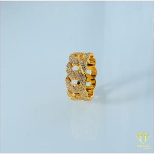 Bague de créateur en argent 925 avec diamant de laboratoire et motif croisé audacieux pour les marques de bijoux mondiales et les acheteurs en gros - Product Image 5