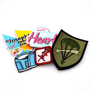 Custom 3D Puff Embroidered Letter Patch Iron On Heat <b>Press</b> Badge for Teacher School Sports Club <b>Clothes</b> and Hats - Product Image 2