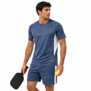 Uniformes Deportivos Personalizados al por Mayor para Pickleball, Camiseta y Pantalones Cortos para Hombre, Sublimados, Ropa Deportiva de Equipo con Etiqueta Privada - Product Image 5