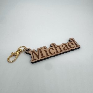 Eco Friendly Wooden Keychain Handmade Wood <b>Keyring</b> Bulk Manufacturer - Product Image 3