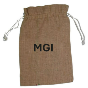 Bolsa con Cordón Personalizada con Logotipo, 100% Algodón Orgánico, Impresión Serigrafiada, Base Plana Suave, Ecológica, Reciclable, de Lona de Algodón Muselina - Product Image 5