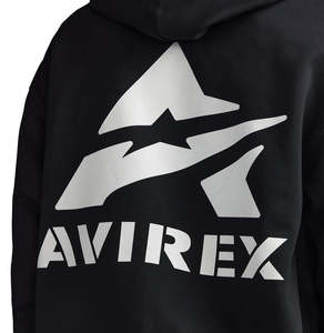 2026 Top Unisex Avirex Winter Fleece Pullover Hoodies Polyester/Cotton High Quality Sports Wear Custom Design Front Logo OEM ODM - Product Image 6